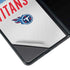 NFL Tennessee Titans White Striped Galaxy Z Fold3 5G Skin